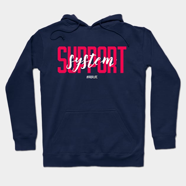 Support System Hoodie by CLArtworks